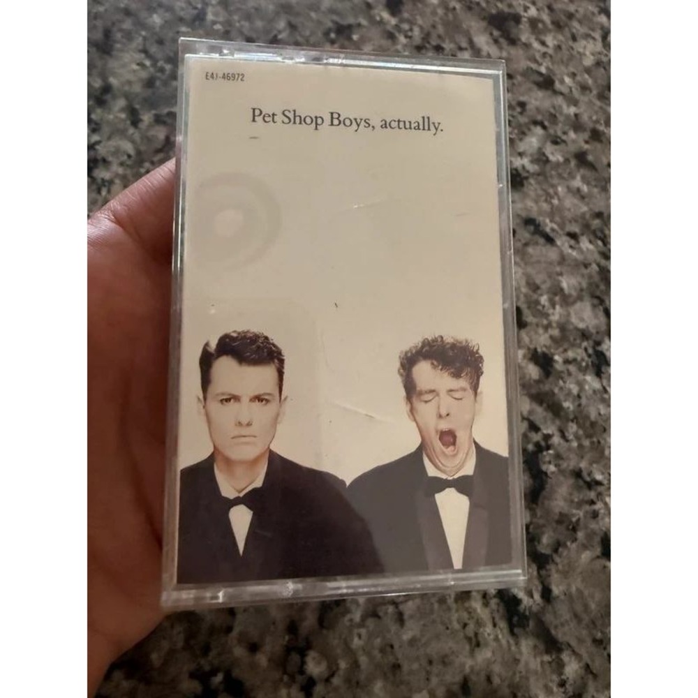 Pet Shop Boys Actually Vintage Cassette Tape